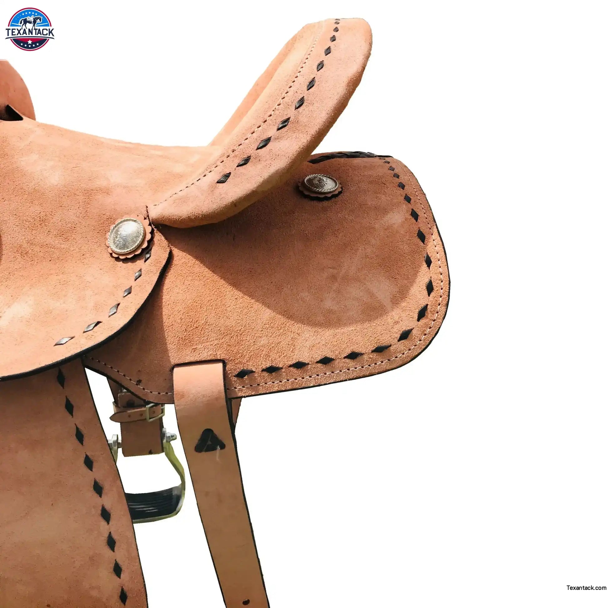 Resistance Genuine New Western Leather Youth Child Horse Pony Ranch Saddle Natural NewEnglandTack