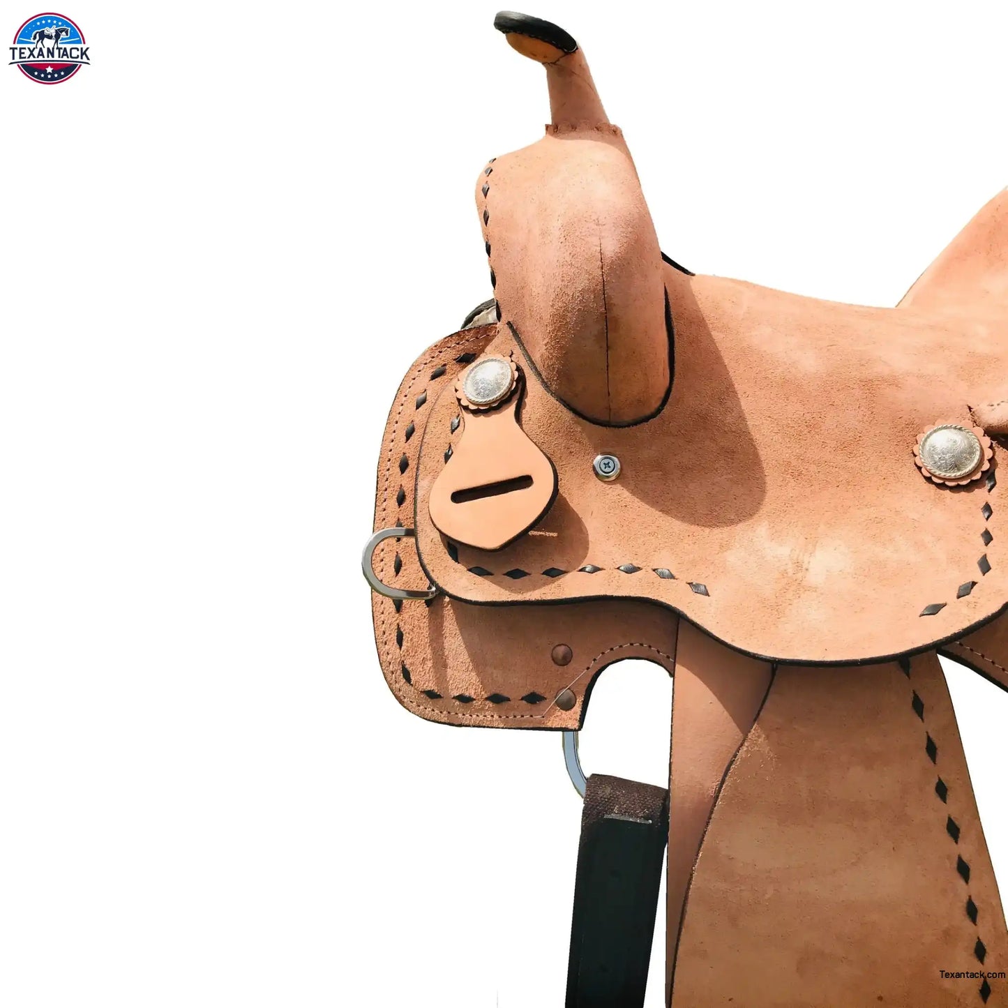 Resistance Genuine New Western Leather Youth Child Horse Pony Ranch Saddle Natural NewEnglandTack