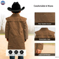Resistance Kids Western Oilskin Waterproof Duster Coat NewEngland Tack