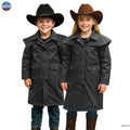 Resistance Kids Western Oilskin Waterproof Duster Coat NewEngland Tack