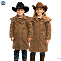 Resistance Kids Western Oilskin Waterproof Duster Coat NewEngland Tack
