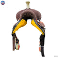 Resistance Kids-Youth Western Horse Barrel Saddle, Rawhide Cantle 12" 13" - NewEngland Tack