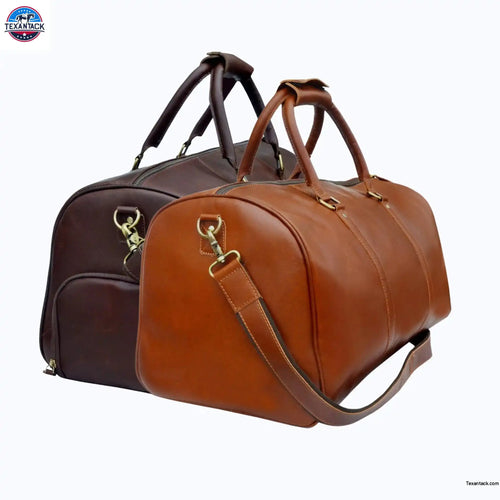 RESISTANCE Leather Duffle Bag - Perfect for Weekend Getaways