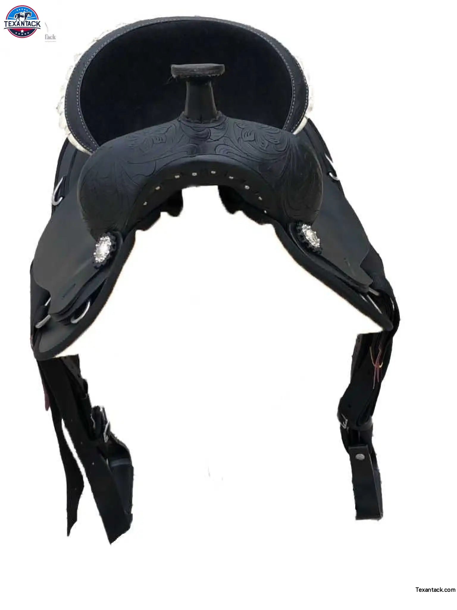 Suede Seat Pleasure Trail Western Saddle | Affordable Lightweight Saddle | Comfortable Suede Seat Western Saddle | Available Seat Sizes 14” 15” 16” 17” NewEngland Tack