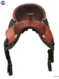 Suede Seat Pleasure Trail Western Saddle | Affordable Lightweight Saddle | Comfortable Suede Seat Western Saddle | Available Seat Sizes 14” 15” 16” 17” NewEngland Tack