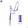 Resistance Braided Nylon Rope Halter with 9 Ft Matching Lead NewEngland Tack