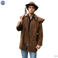 Resistance Oilskin Cotton Western Short Duster Jacket NewEngland Tack