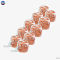 RESISTANCE Pink Himalayan Salt Lick Block with Rope for Horses, Cattle, Deer, Goats, and Livestock - 2 Lbs (Each Block Weight) NewEngland Tack