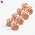 RESISTANCE Pink Himalayan Salt Lick Block with Rope for Horses, Cattle, Deer, Goats, and Livestock - 2 Lbs (Each Block Weight) NewEngland Tack