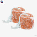 RESISTANCE Pink Himalayan Salt Lick Block with Rope for Horses, Cattle, Deer, Goats, and Livestock - 2 Lbs (Each Block Weight) NewEngland Tack