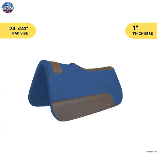 Resistance Pony 24 x 24 Felt Performance Saddle Pad with Wear Leathers 1" Thick
