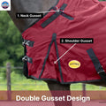 Resistance Premium 1680 Denier Waterproof Horse Turnout Blanket - 300 Grams Fill NewEngland Tack