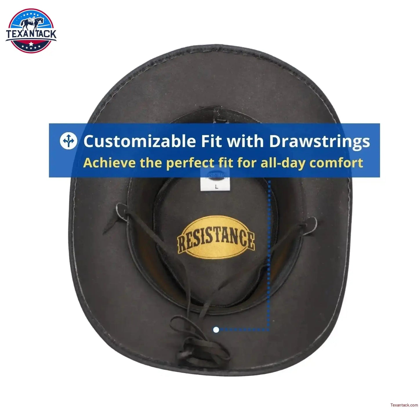 Premium Australian Style Leather Cowboy Hat | Shapeable Outback Hat for Men and Women NewEngland Tack