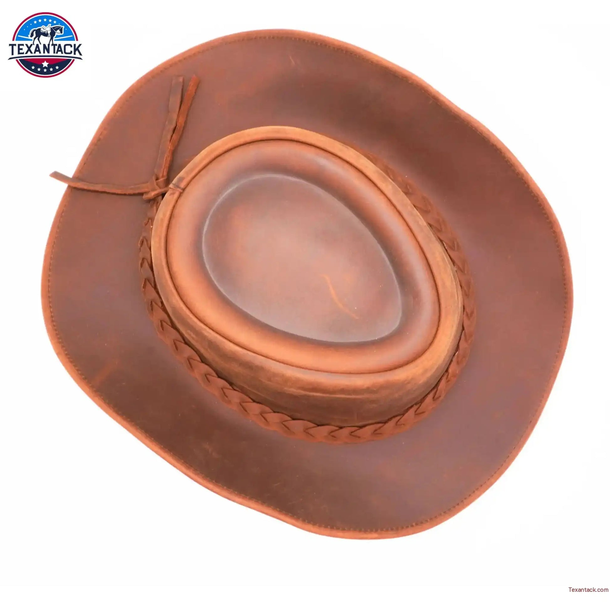 RESISTANCE Premium Full Grain Australian Style Leather Cowboy Hat | Shapeable Outback Hat for Men and Women NewEngland Tack