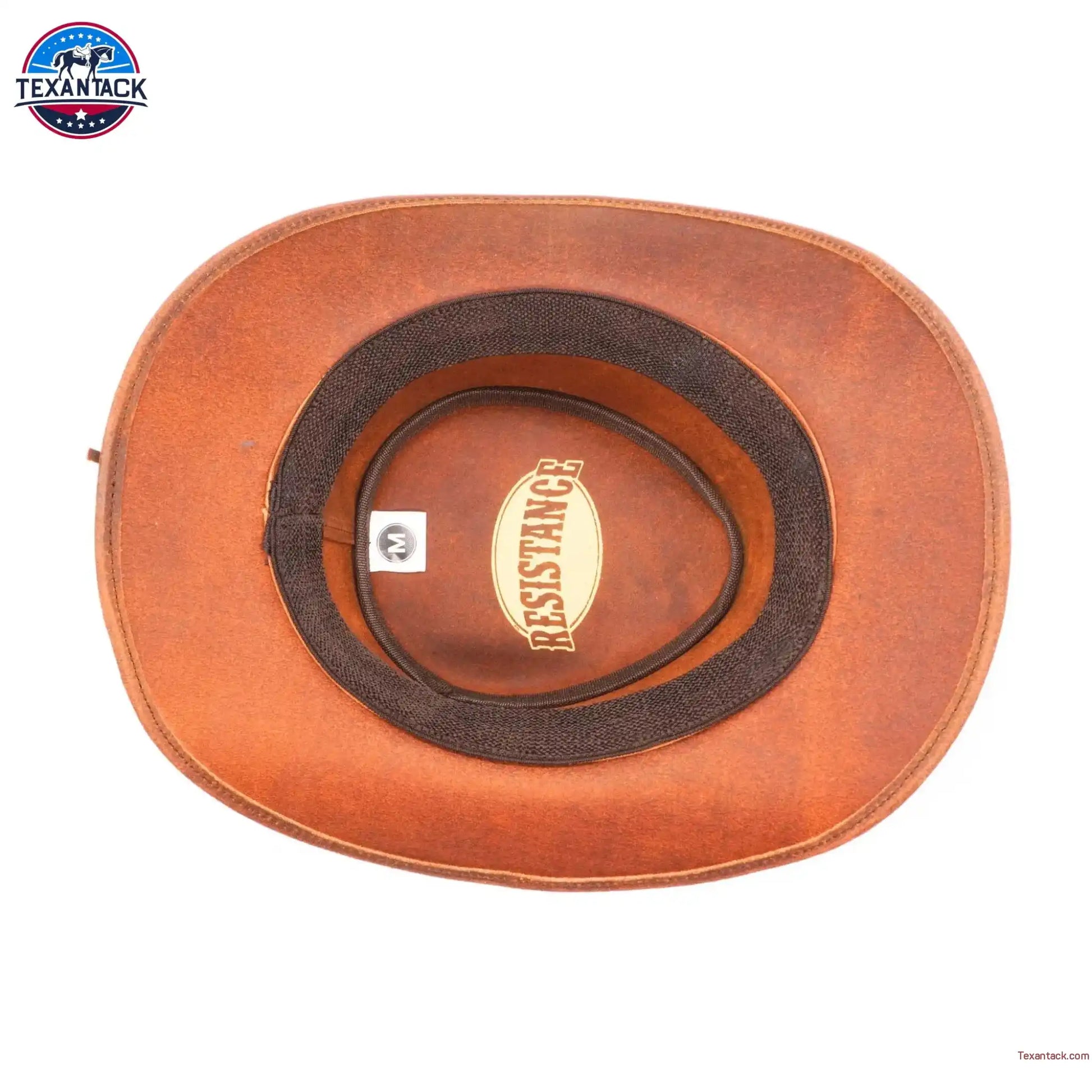 RESISTANCE Premium Full Grain Australian Style Leather Cowboy Hat | Shapeable Outback Hat for Men and Women NewEngland Tack