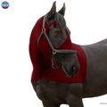 RESISTANCE Premium Horse Hood Full Zipper with Face w Forelock Saver - Lycra Material NewEngland Tack
