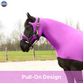 RESISTANCE Premium Horse Hood Pullon with Face w Forelock Saver - Lycra Material NewEngland Tack
