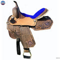 Adult Premium Leather Horse Barrel Saddle with Intricate Tooling NewEngland Tack