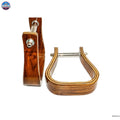 Resistance Premium Rosewood Stirrups Handcrafted Equestrian Accessories NewEngland Tack
