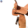 Resistance Roughout Barrel Saddle with Buckstitch Midwest Equestrian Supply