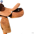 Resistance Roughout Barrel Western Saddle with Buckstitch Midwest Equestrian Supply