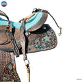 Western Horse Antique Barrel Saddle Leather 14" 15" 16" 17" 18" With Tack set Newenglandtack
