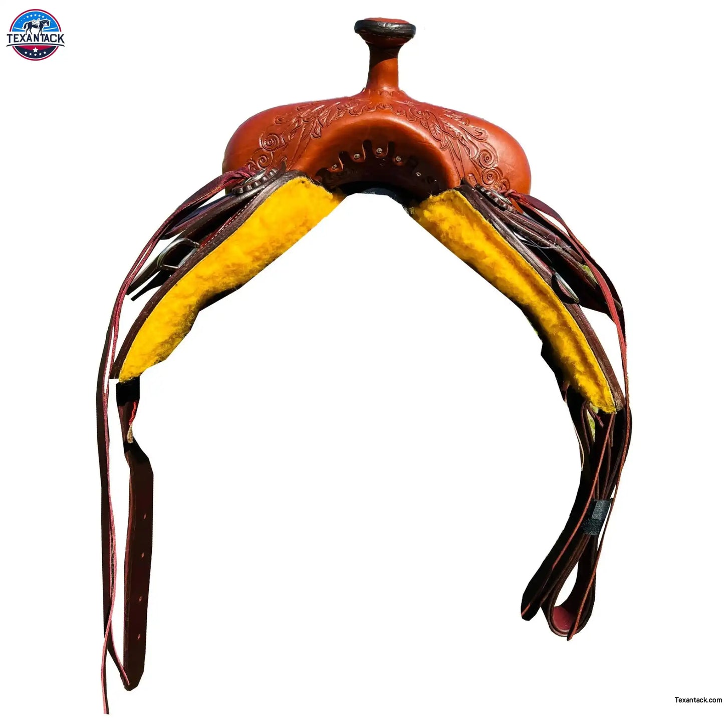 Resistance Western Argentinian Leather Horse Saddle - Floral Tooling | Ideal for Western Riding | Handcrafted Quality | Equestrian Gift NewEngland Tack