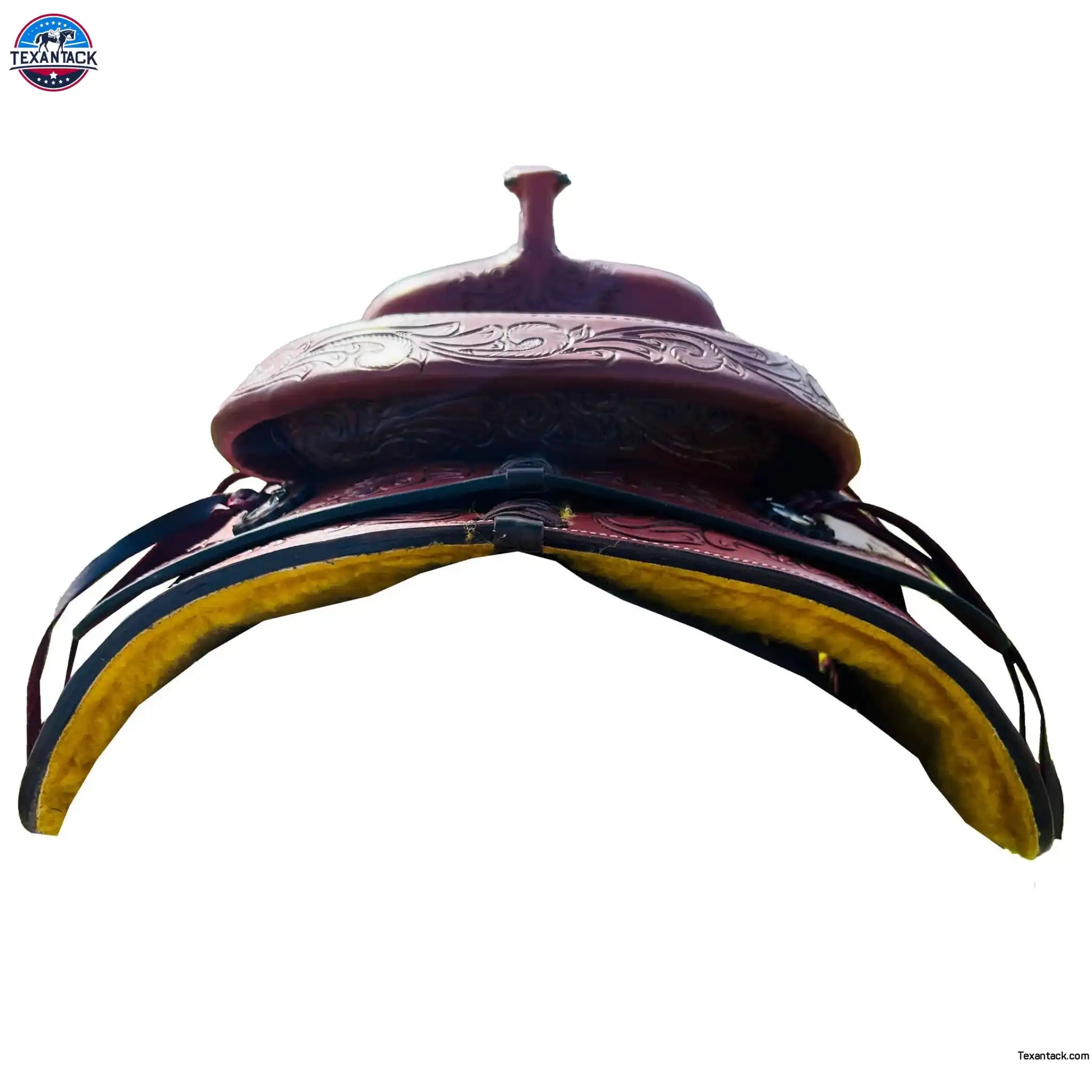 Resistance Western Argentinian Leather Horse Saddle - Floral Tooling | Ideal for Western Riding | Handcrafted Quality | Equestrian Gift NewEngland Tack