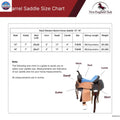 Western Barrel Racing Suede Seat Saddle With Floral Tooled Leather Skirt And Rough Out Fender - 14, 15, 16 Inch NewEngland Tack