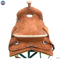 Resistance Western Border Tooled Rough Out Ranch Saddle NewEngland Tack