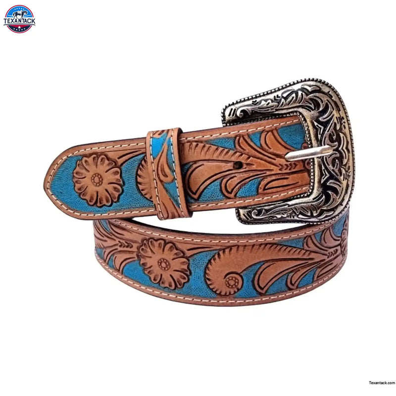 RESISTANCE Western Cowboy Cowgirl Belts For Women With Big Buckle, Plus Size Women's Brown Western Belt NewEngland Tack