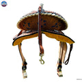 Resistance Western Horse Barrel Saddle Leather 14" 15" 16" 17" With Free Tack set NewEngland Tack