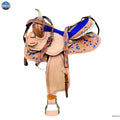 Resistance Western Horse Barrel Saddle Leather 14" 15" 16" 17" With Free Tack set NewEngland Tack