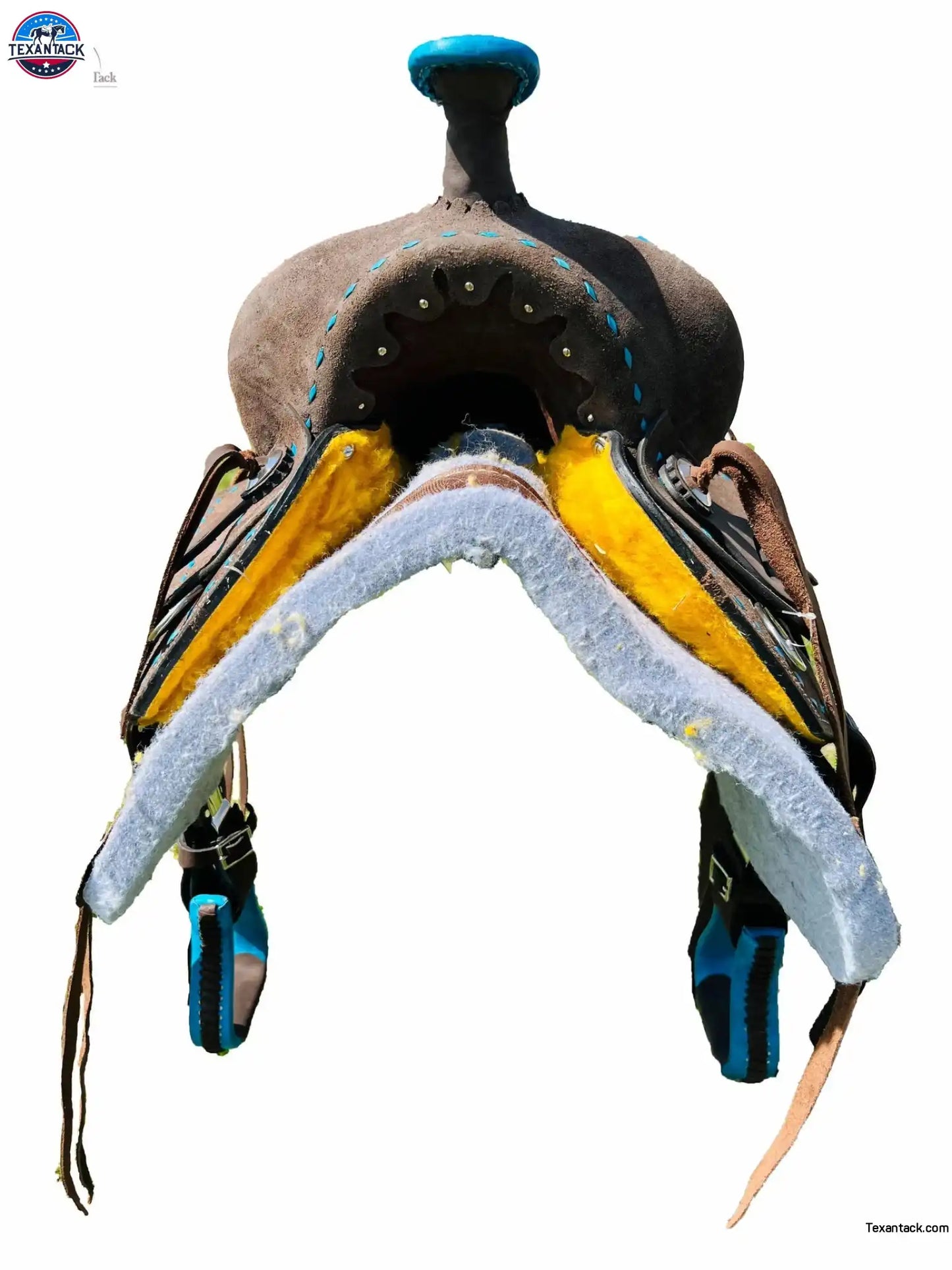 Western Horse Saddle Ranch Style, Youth Child Leather Saddle in 10" 12" 13" NewEngland Tack