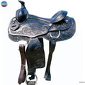 Western Horse Pleasure Saddle - Genuine Leather 16" 17" 18" NewEngland Tack