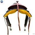 Resistance Western Horse Pleasure Saddle - Genuine Leather 15" 16" 17" 18" With Free Tack set NewEngland Tack