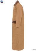 RESISTANCE Western Long Old Cowboy Canvas Jacket - Range wear Canvas Duster Coat NewEngland Tack