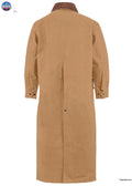 RESISTANCE Western Long Old Cowboy Canvas Jacket - Range wear Canvas Duster Coat NewEngland Tack