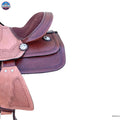 Resistance Western Miniatures 8 Inch Half Seat Barrel Saddle With Basket Weave Tool NewEngland Tack