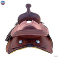 Resistance Western Miniatures 8 Inch Half Seat Barrel Saddle With Basket Weave Tool NewEngland Tack