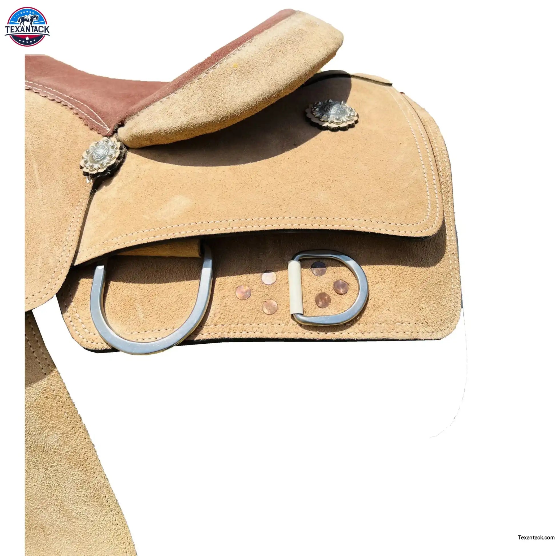Western Rough Out Trainer Saddle With Suede Seat NewEngland Tack