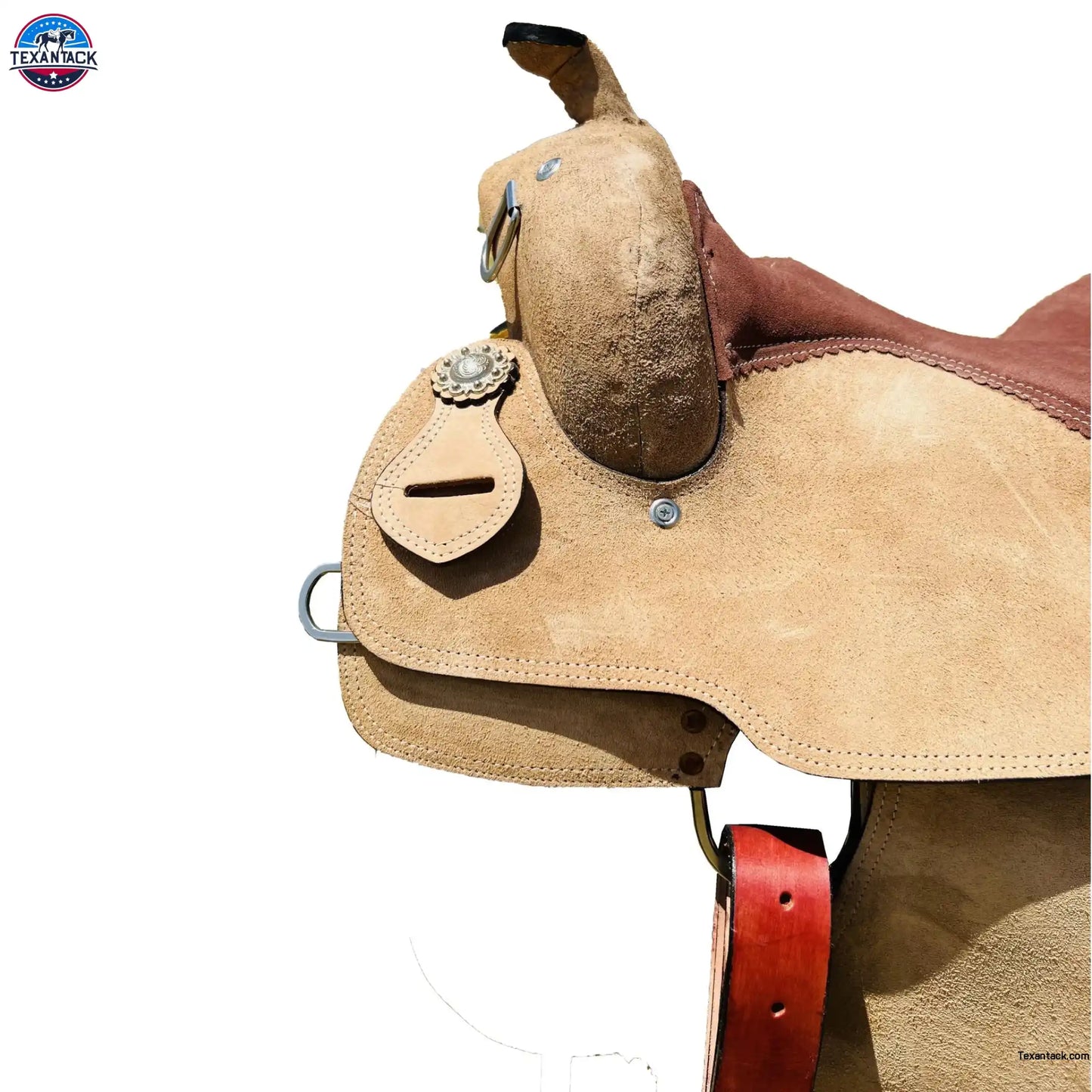 Western Rough Out Trainer Saddle With Suede Seat NewEngland Tack