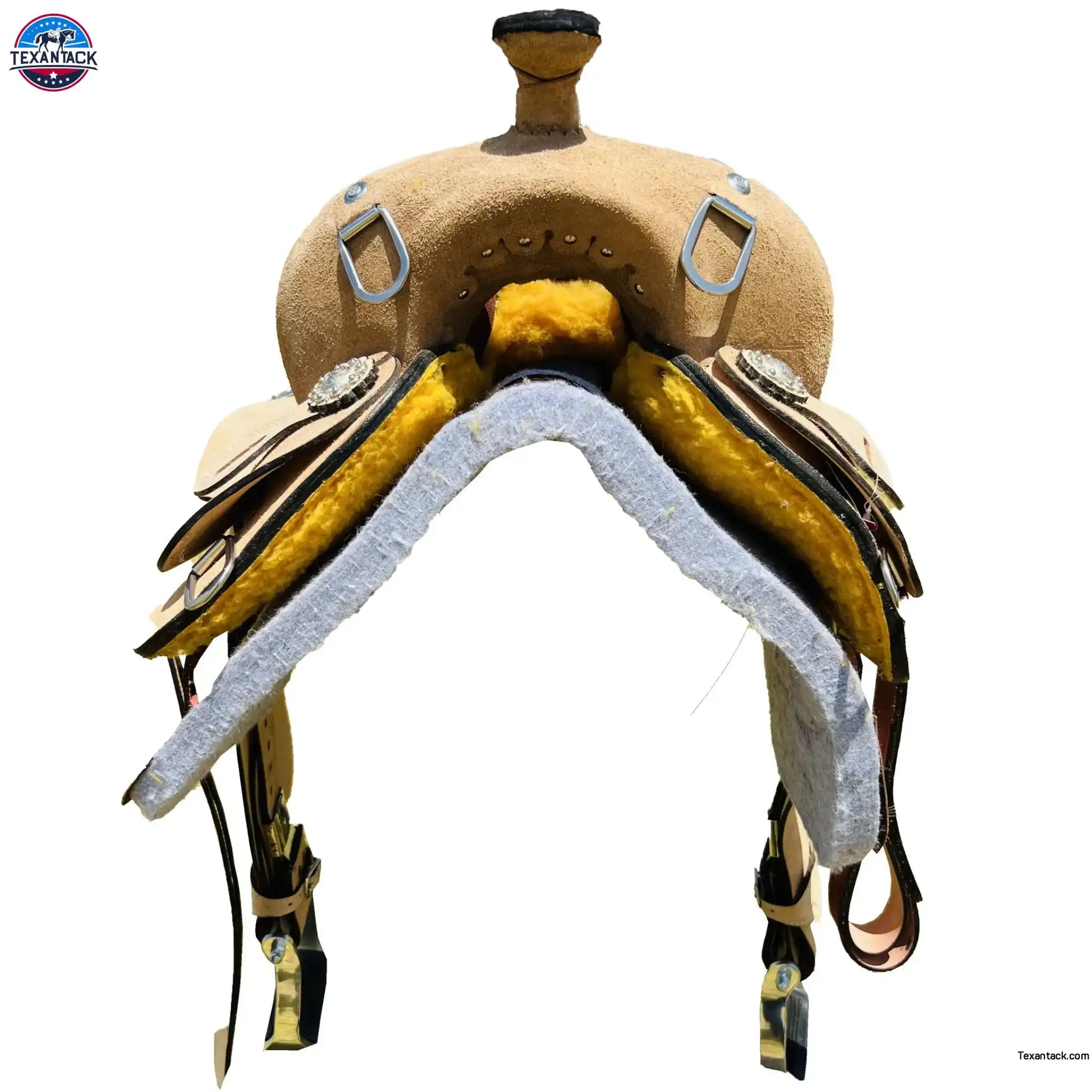 Western Rough Out Trainer Saddle With Suede Seat NewEngland Tack