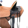 Resistance Western Roughout All Around Saddle With Basket Weave Tooling NewEngland Tack