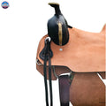 Resistance Western Roughout All Around Saddle With Basket Weave Tooling NewEngland Tack