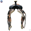 Resistance Western Roughout All Around Saddle With Basket Weave Tooling NewEngland Tack