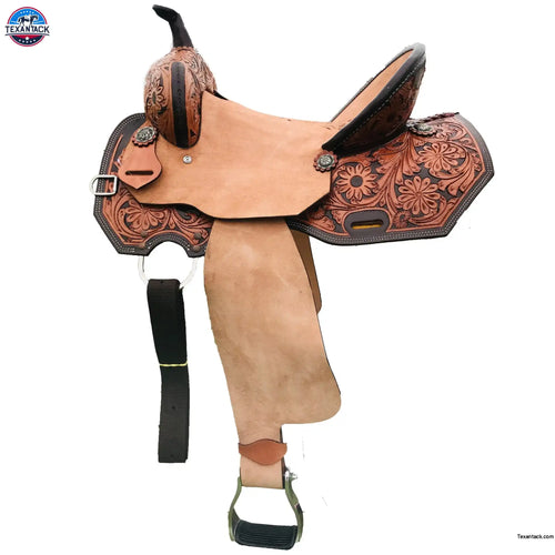 Resistance Western Solid Tree Barrel Saddle