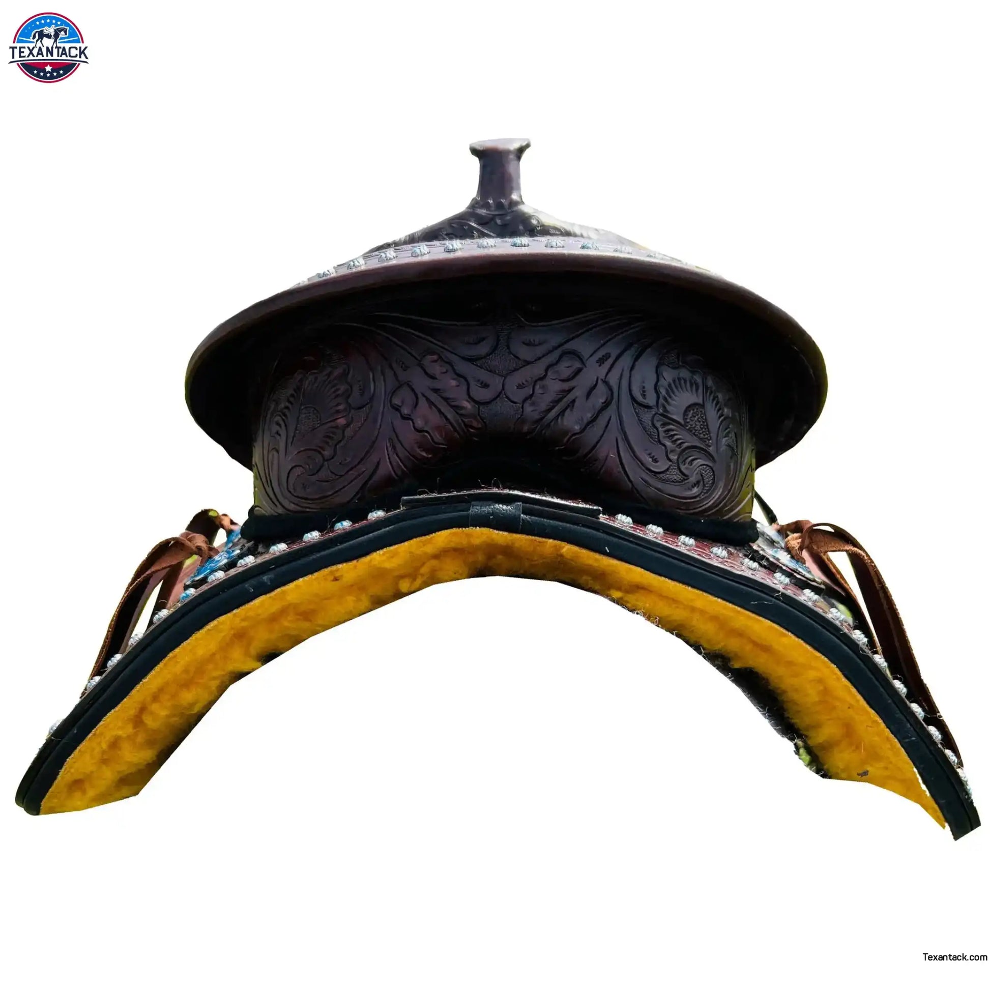 Resistance Western Pleasure Treeless Horse Saddle With Beads On The Skirt NewEngland Tack