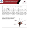 Resistance Western Horse Ranch Saddle Leather 10" 12" 13", Rawhide Cantle, Available In Both FQHB and SQHB, Perfect Gifts For Kids, Fiber Glass NewEngland Tack