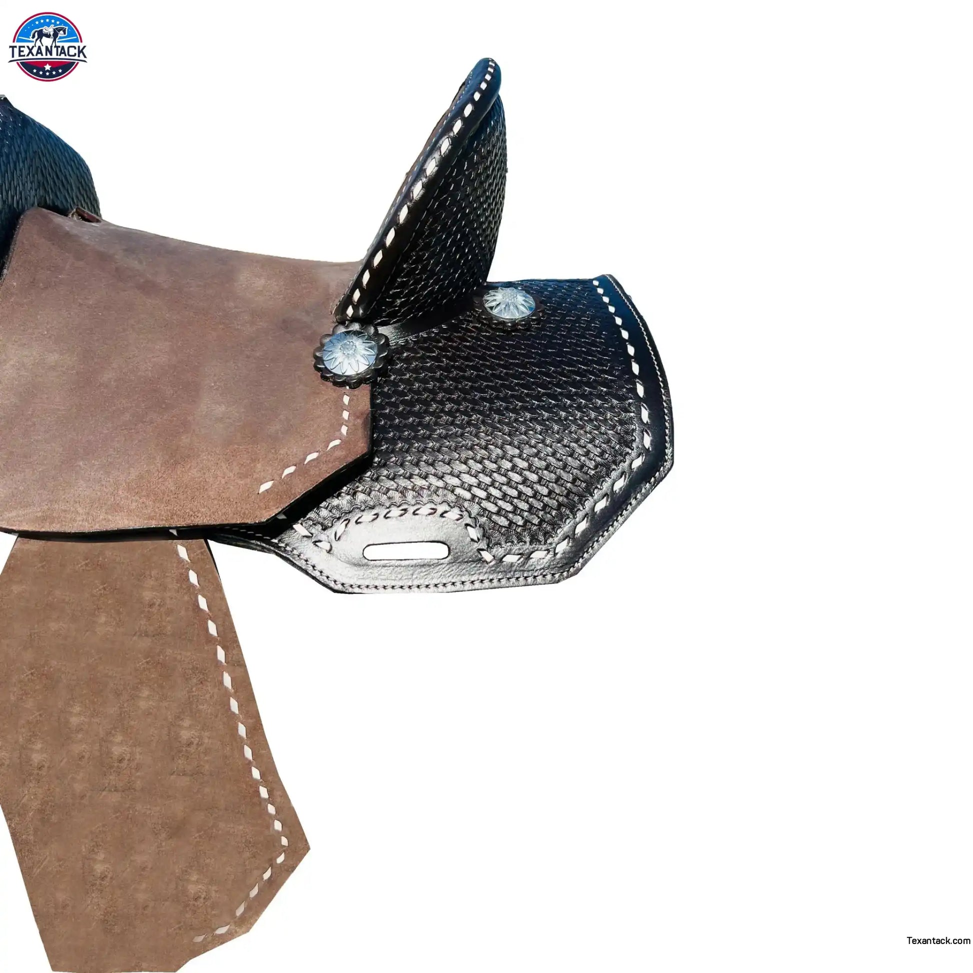 Resistance Youth Rough Out Hard Seat Western Ranch Saddle With Basket Weave Tooled Newenglandtack